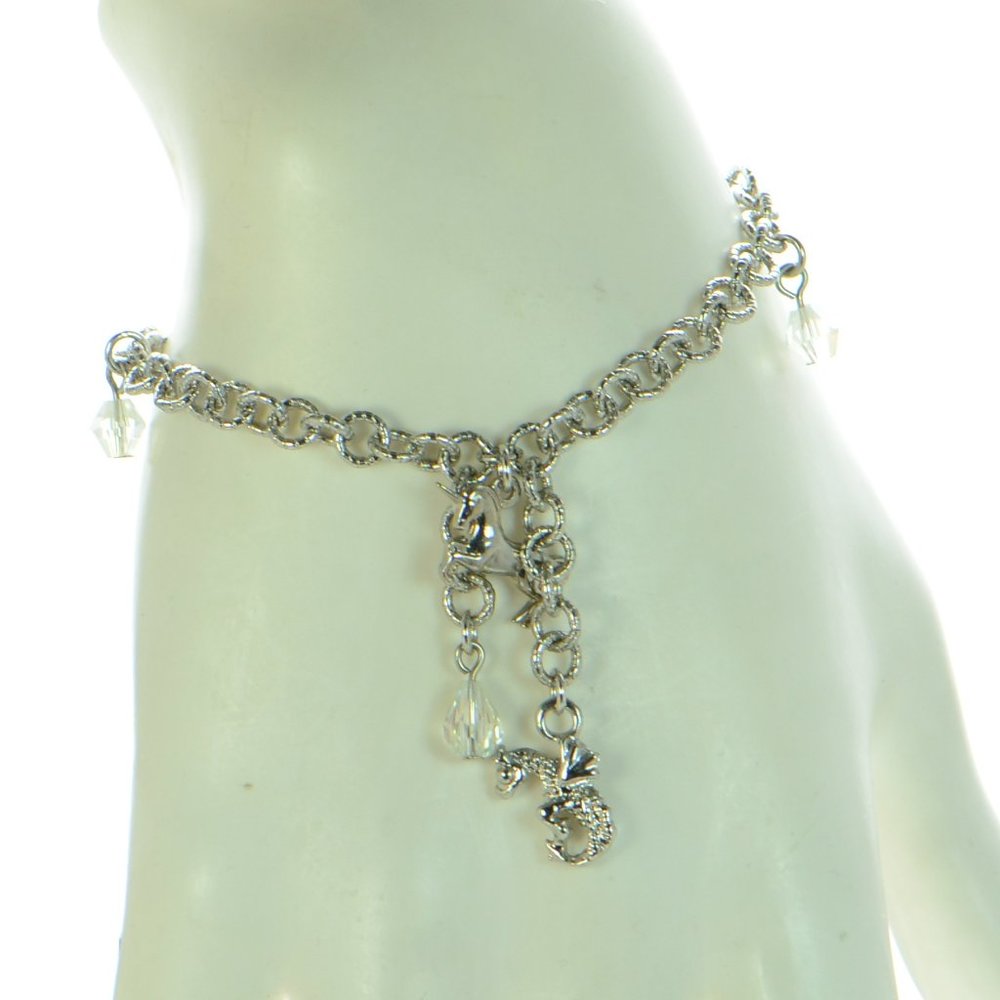 Kirks Folly Silver-tone Charm Bracelet